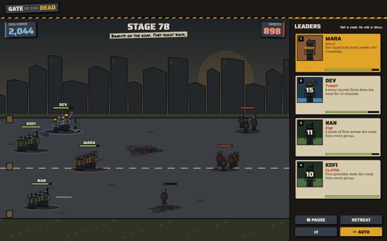 The Road screen: stage 12, your strength against the stage rating and the chance to win